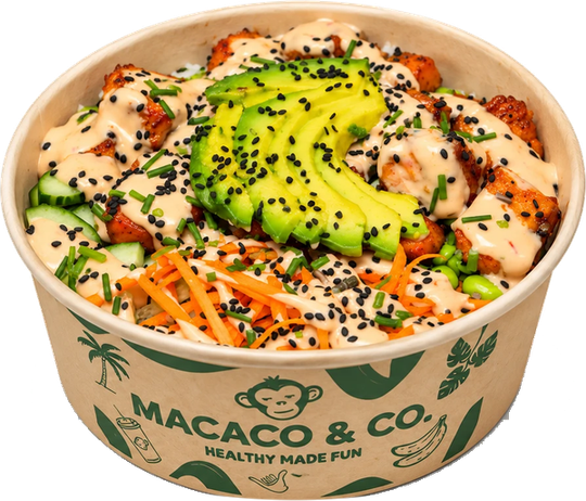 Bowl de Salmón Teriyaki